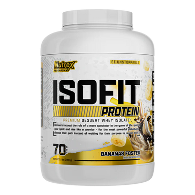 Nutrex Proteina Isofit 5 Lbs 70 Servicios banana