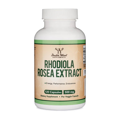 Double Wood Extracto de Rhodiola Rosea 500mg 120 Capsulas