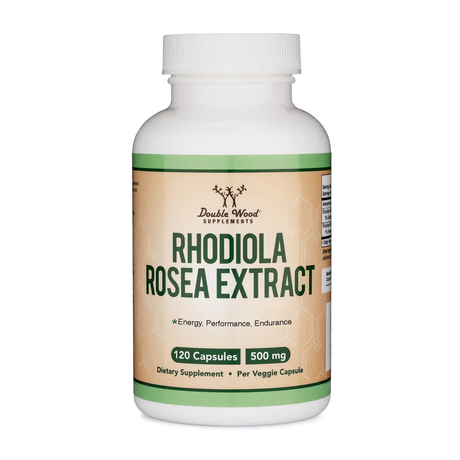 Double Wood Extracto de Rhodiola Rosea 500mg 120 Capsulas