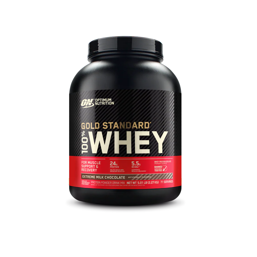 Optimum Nutrition Proteina Gold Standard 100% Whey 5 libras Chocolate Extremo