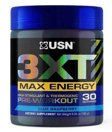 USN 3XT Max Energy Pre Entreno 30 servicios mora azul