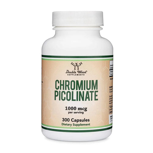 Double Wood Picolinato de Cromo 1000mcg 300 Capsulas