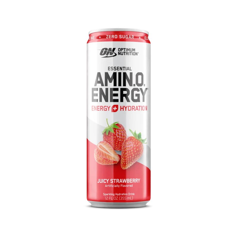 On Amino Energy 355ml 12 Pack Electrolytes Juicy strawberry