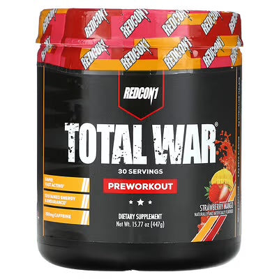 Redcon1 Total War Pre Entreno 30 Servicios fresa mango