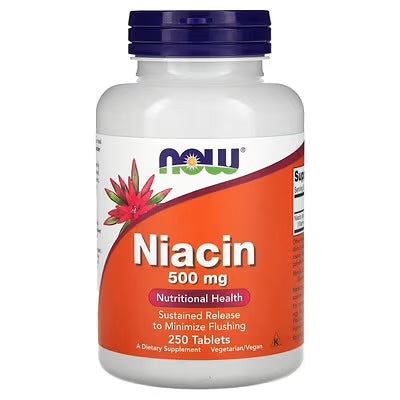 Now Foods Niacin 500 Mg 250 Tabs
