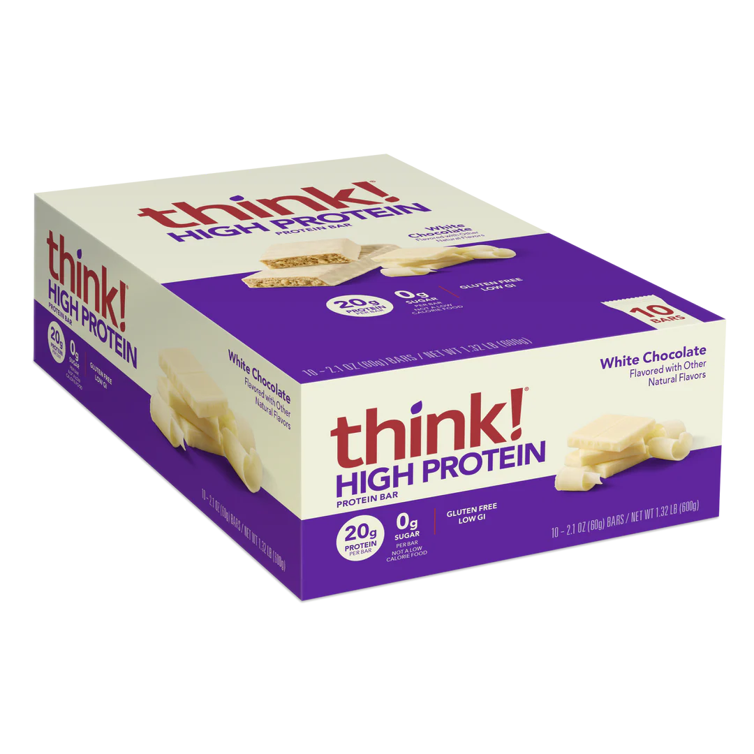 Think! High Protein 10 Barras de Proteina White chocolate
