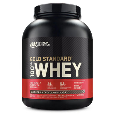 Optimum Nutrition Proteina Gold Standard 100% Whey 5 libras Chocolate