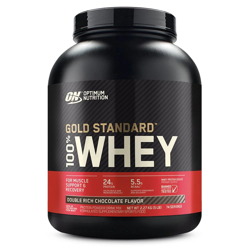 Optimum Nutrition Proteina Gold Standard 100% Whey 5 libras Chocolate