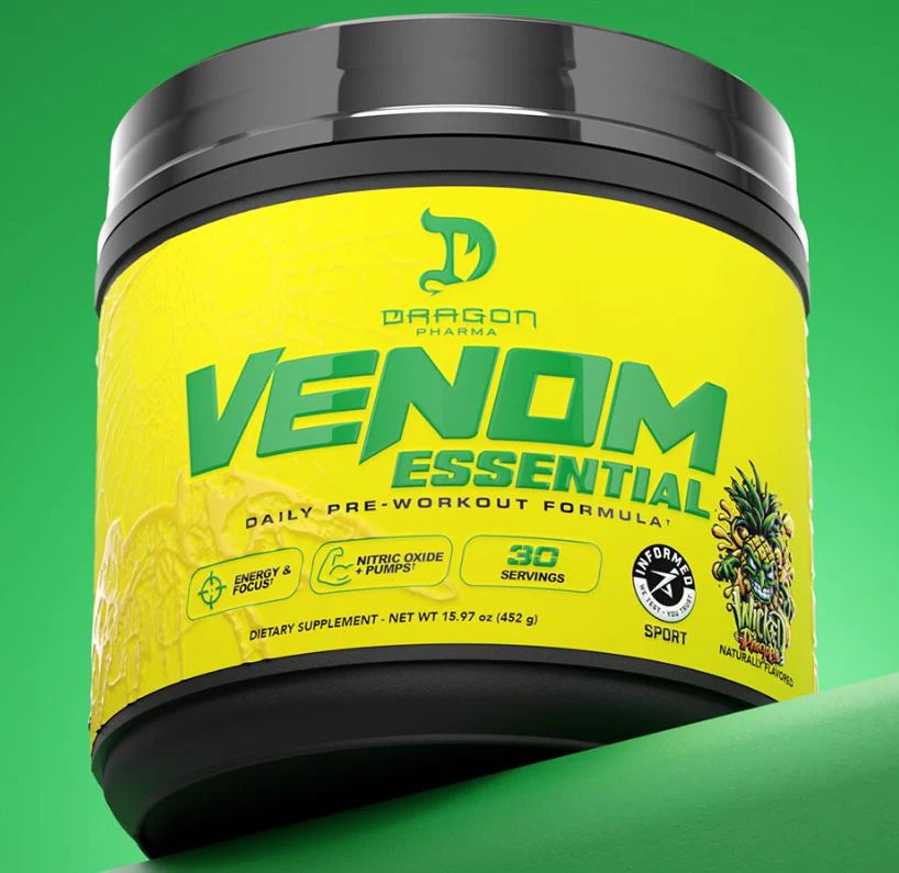 Dragon Pharma Venom Essential Pre Entreno 30 Servicios Wicked Pineapple