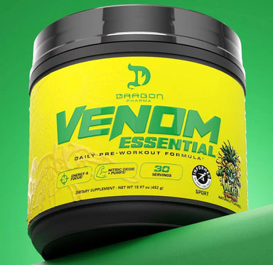 Dragon Pharma Venom Essential Pre Entreno 30 Servicios Wicked Pineapple