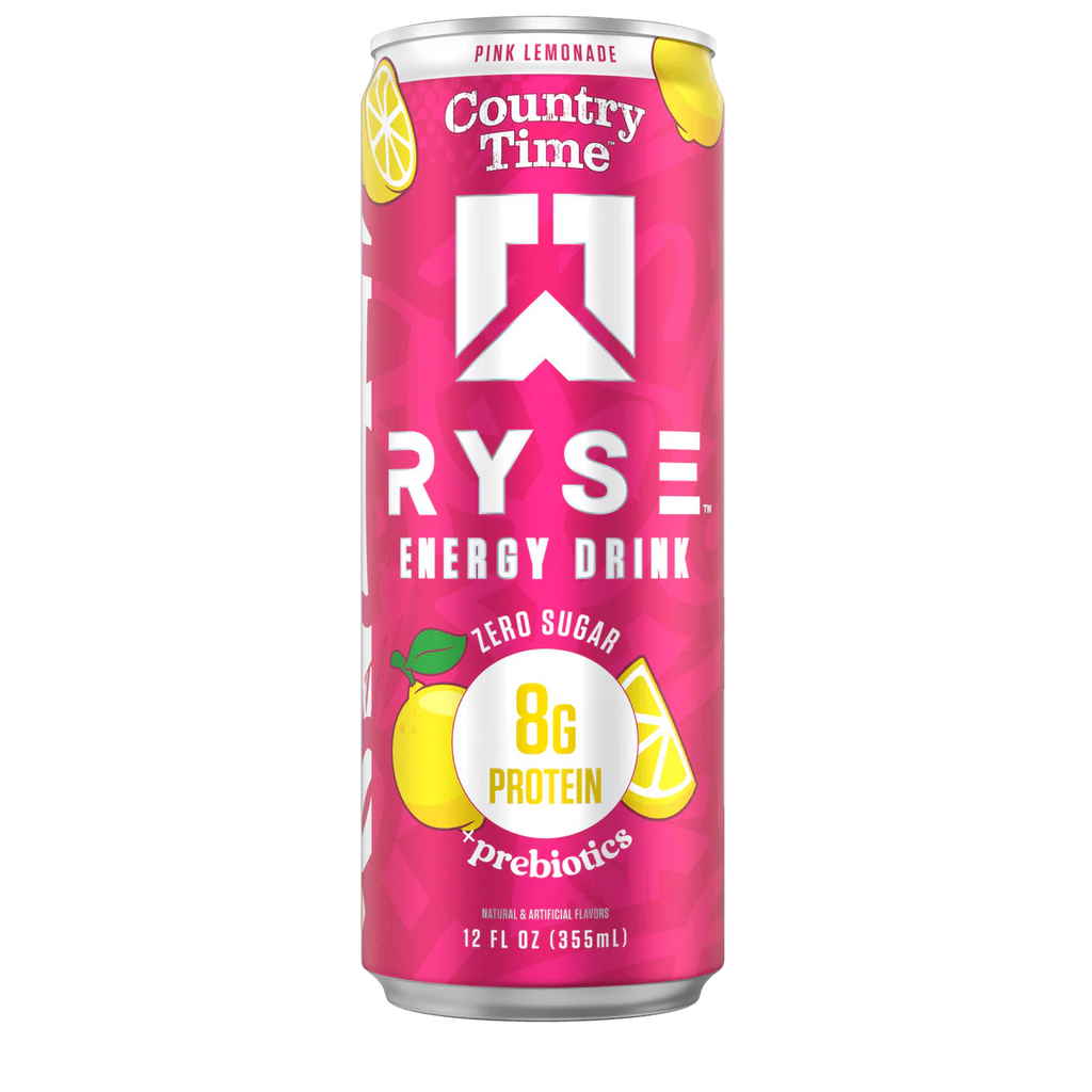 Ryse Energy Drink + Proteina 12 pack Pink Lemonade