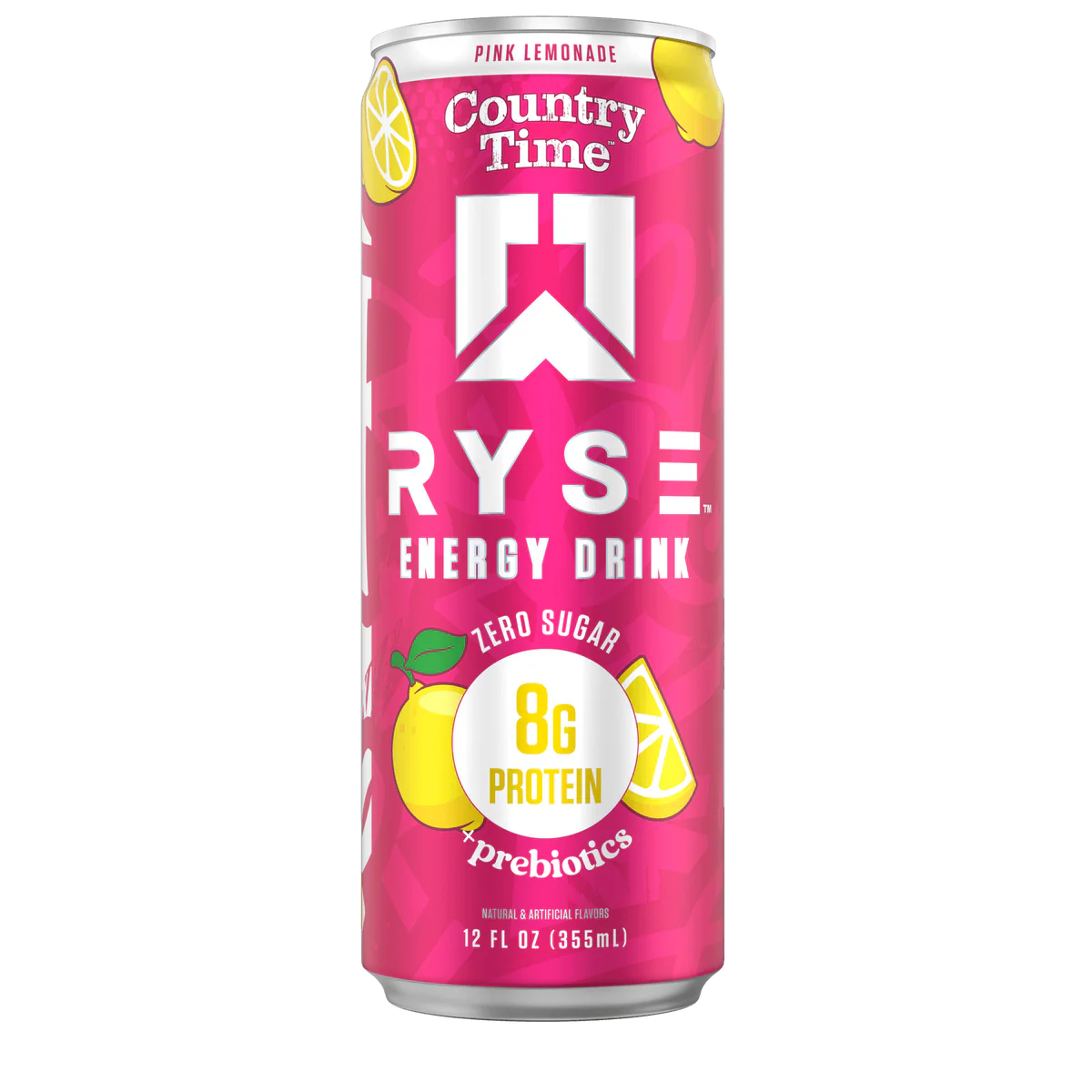 Ryse Energy Drink + Proteina 12 pack Pink Lemonade