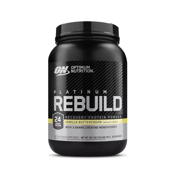 Optimum Nutrition Proteina Platinum Rebuild 1.67 libras vainilla