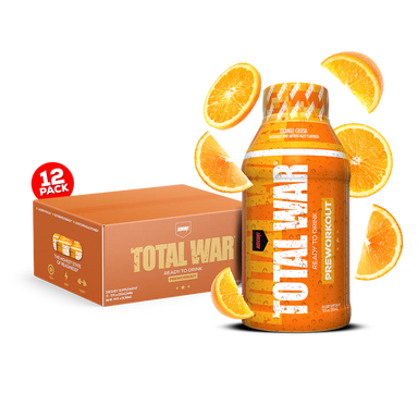 Redcon1 Total War Ready To Drink Pre Entreno 12 Pack Orange crush
