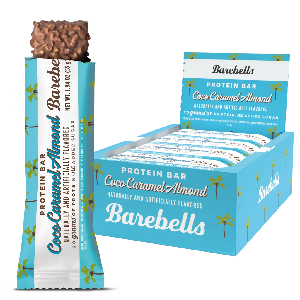 Barebells Barras de Proteina Caja 12pz Coco Caramel Almond