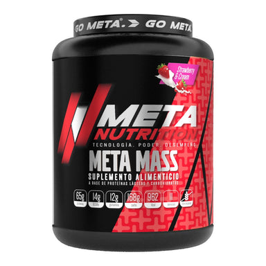 Meta Nutrition Proteina Meta Mass 6 Lbs fresa