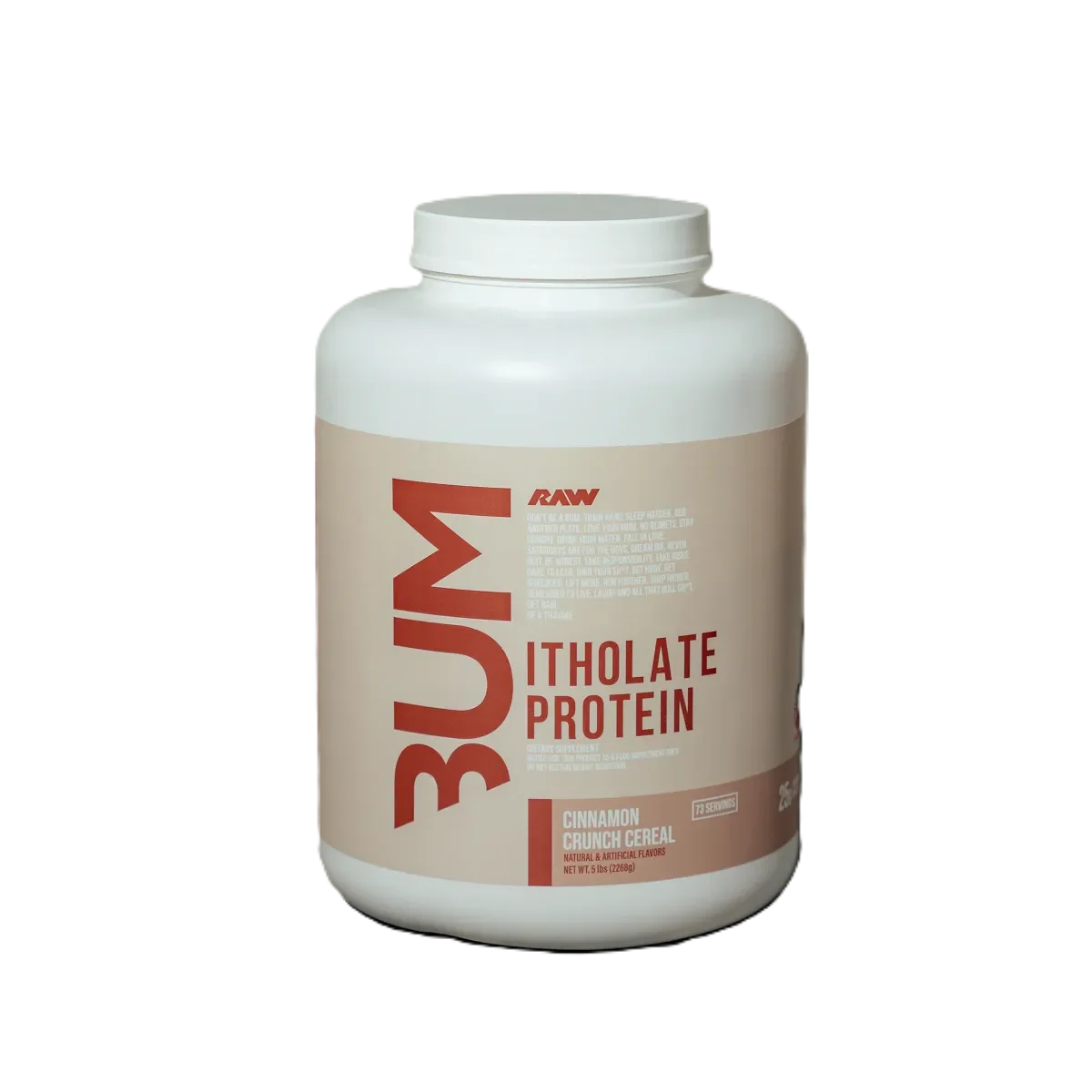 Raw Nutrition Proteina Bum Itholate Protein 5 Lbs 73 Servicios Cinnamon crunch cereal