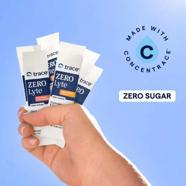 Trace Minerals ZeroLyte Bebida en Polvo de Electrolitos sabor Naranja Salada Portada 2