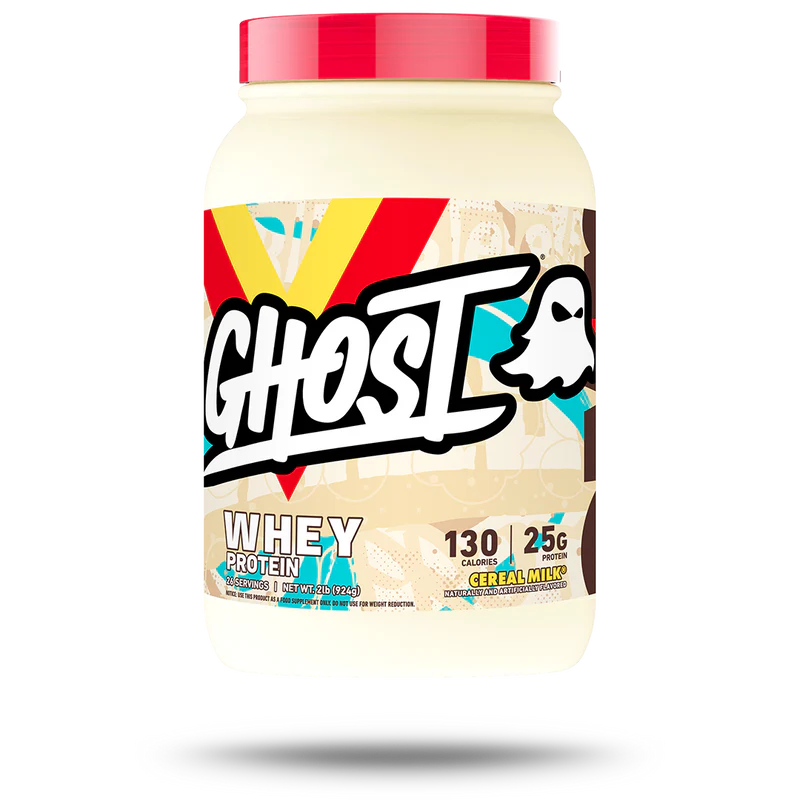 Proteina Ghost Whey 2Lbs 26 Servicios Finaflex Beta Alanina 150 Servicios peanut cereal milk