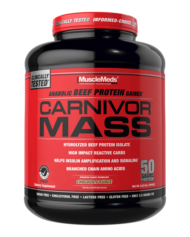 Musclemeds Proteina Carnivor Mass 5.9 libras chocolate