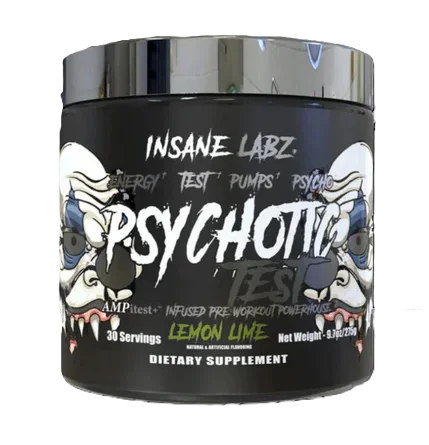 43 Supplements Creatina Monohidratada 1 Kg 200 Servicios Insane Labz Psychotic Test Pre Entreno 30 Servicios limon
