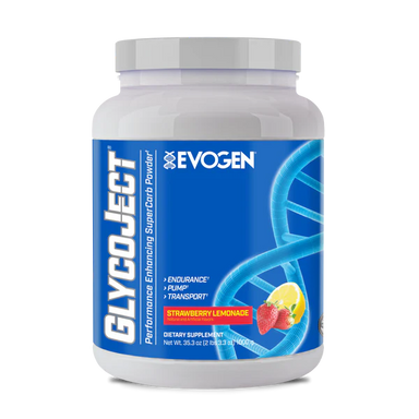 Evogen Glycoject 2 Lbs 37 Servicios. Supercarbohidratos fresa limonada