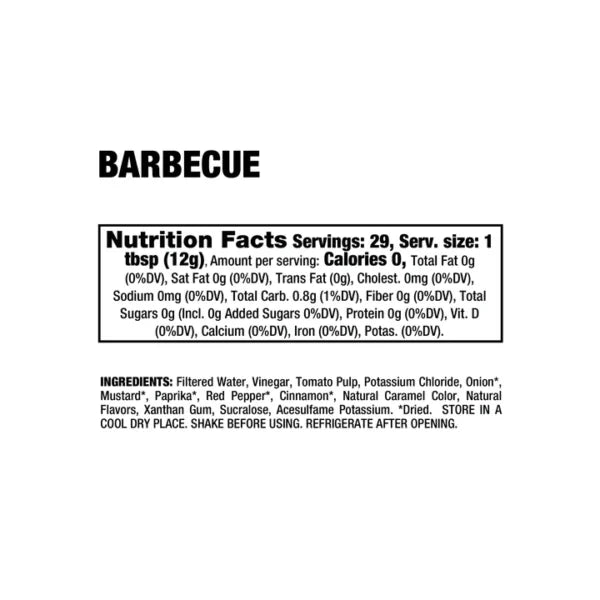 Dragon Pharma Dip Barbecue Sauce 350gr Informacion nutricional 2