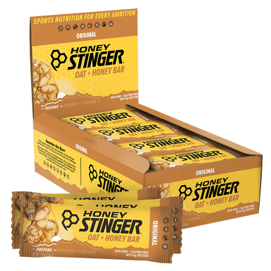 Honey Stinger Barra De Proteina 12 pz avena y miel Portada