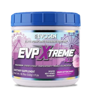 Evogen EVP Xtreme N.O Pre Entreno 40 Servicios grape cottoncandy