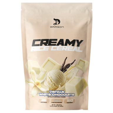 Dragon Pharma Creamy Rice Cereal 25 Servicios Vainilla White Chocolate
