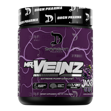 Dragon Pharma Mr. Veinz Pre Entreno 40 Porciones grape