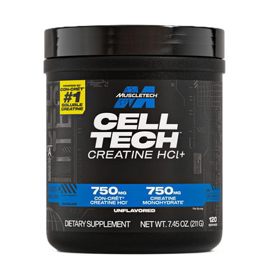 Muscletech Cell Tech Creactor Creatina HCL 120 servicios Sin Sabor