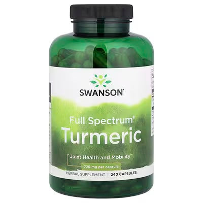 Swanson Turmeric 240 cápsulas