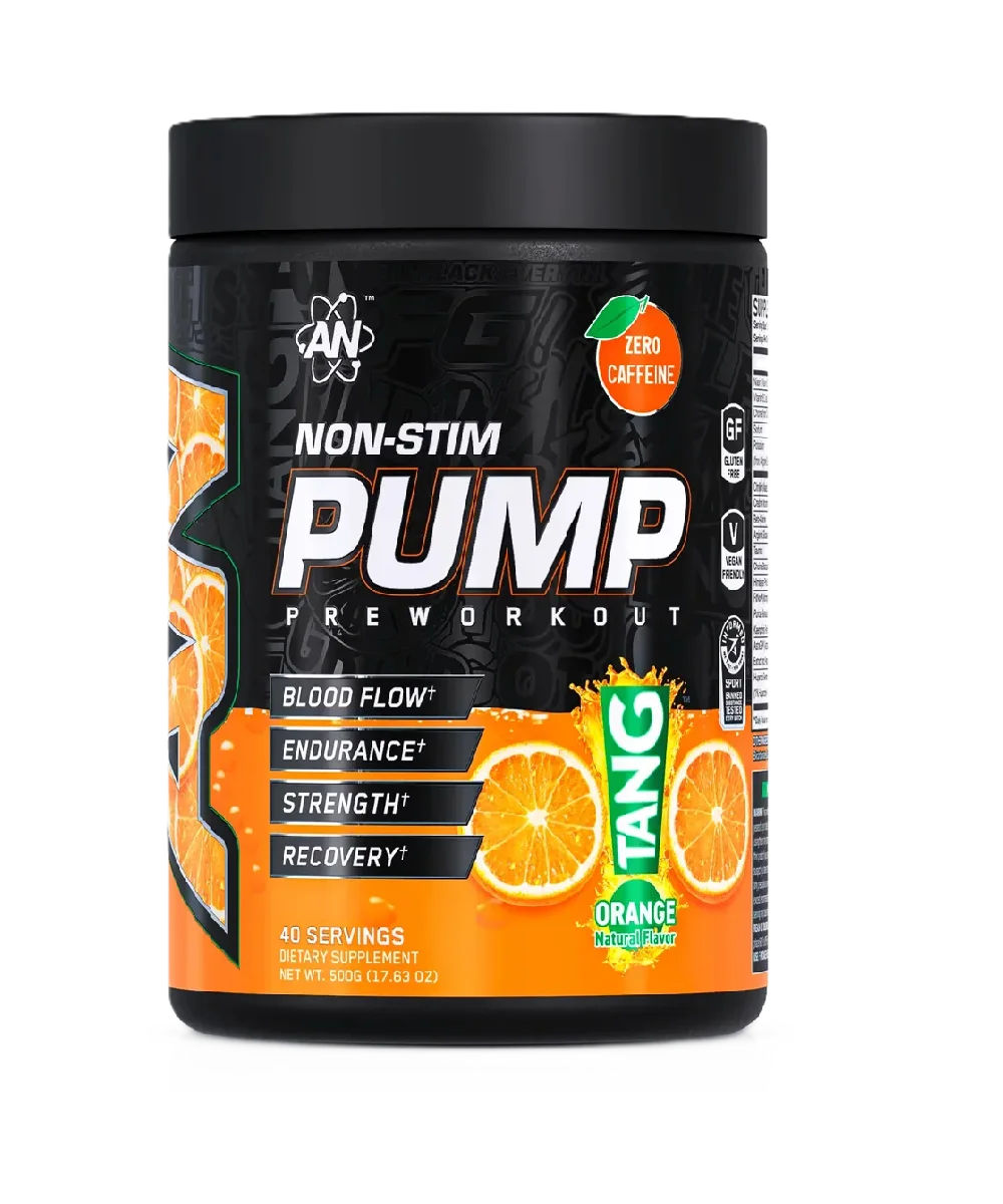 AN ABE Non Stim PUMP Pre Entreno 40 Servicios orange tang