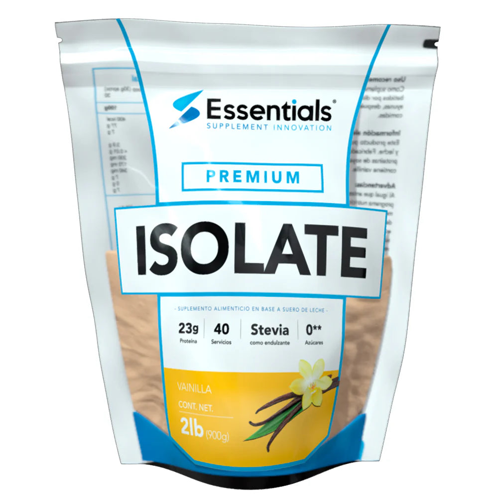 Essentials Isolate Premium 2 Lbs 72 Servicios Vainilla