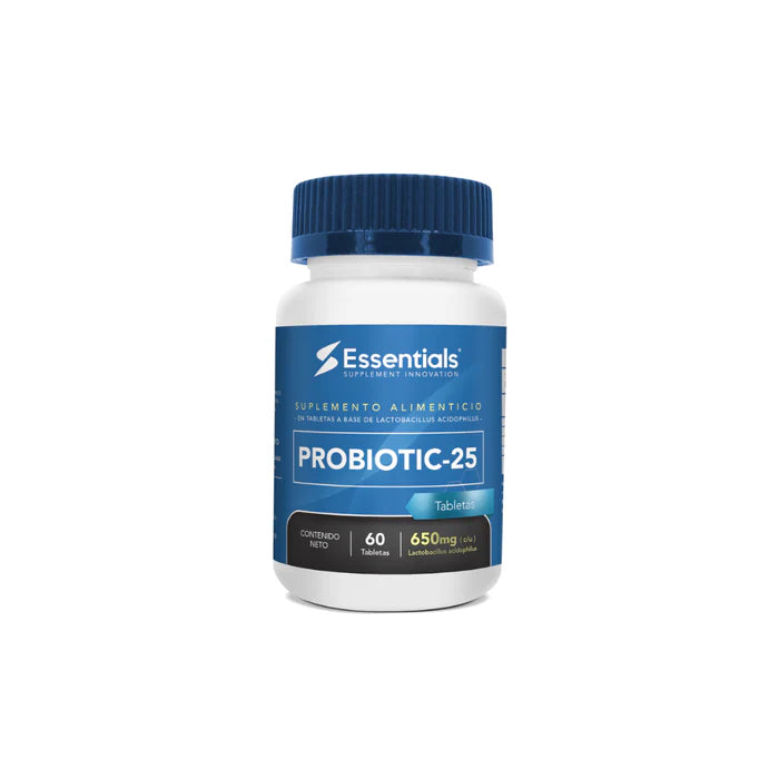 Essentials Probióticos 25 Billones 60 Capsulas