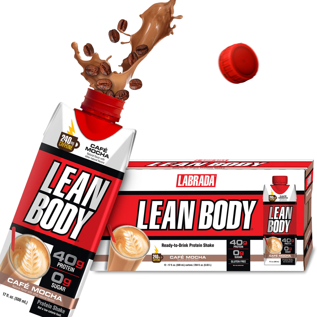Labrada Lean Body Proteina Shake Sabor Café Mocha 12 Pack