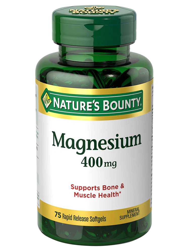 Nature's Bounty Magnesium 400mg 75 capsulas
