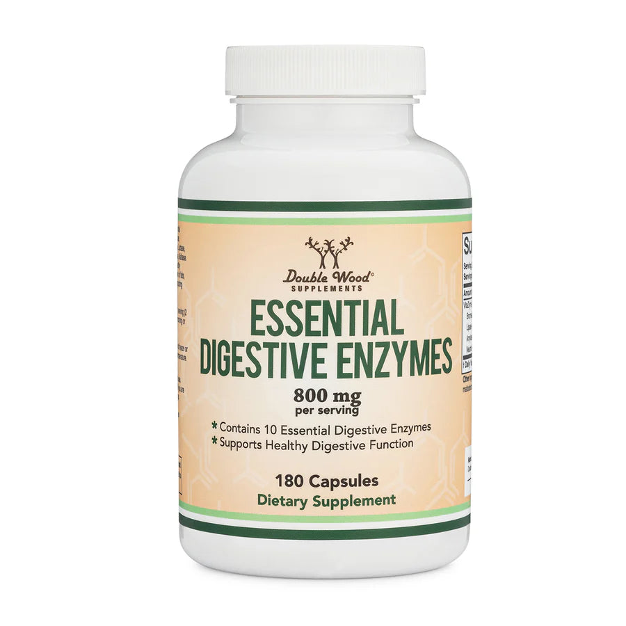 Double Wood Enzimas Digestivas 400mg 180 Capsulas