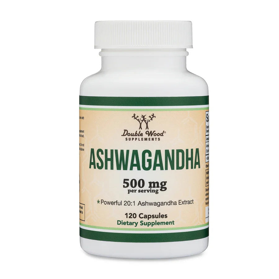 Double Wood Ashwagandha 500mg 120 Capsulas