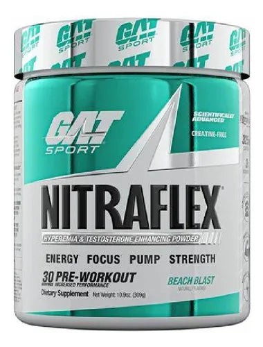 GAT Sport Nitraflex Advance Pre Entreno 30 Servicios beach blast