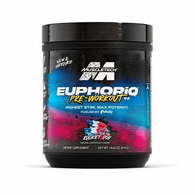 Muscletech Euphoriq Pre-Workout V2 20 Servicios rocket pop