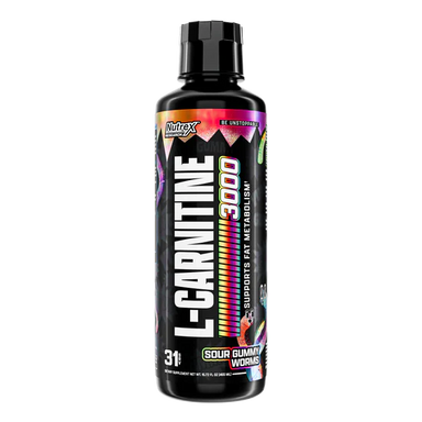 Nutrex Carnitina Liquida 3000mg 31 Servicios Sour Gummy Worms