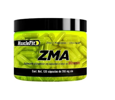 Vitaminas Musclefit Zma 120 Capsulas Zinc Magnesio Vit B6