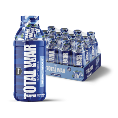 Redcon1 Total War Ready To Drink Pre Entreno 12 Pack Artic Berry