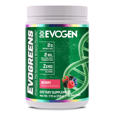 Evogen Evogreens 30 Servicios. Suplemento de Vegetales en Polvo berry
