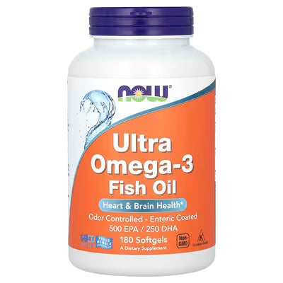 Now Foods Ultra Omega 3-D 180 Fish Sofgels