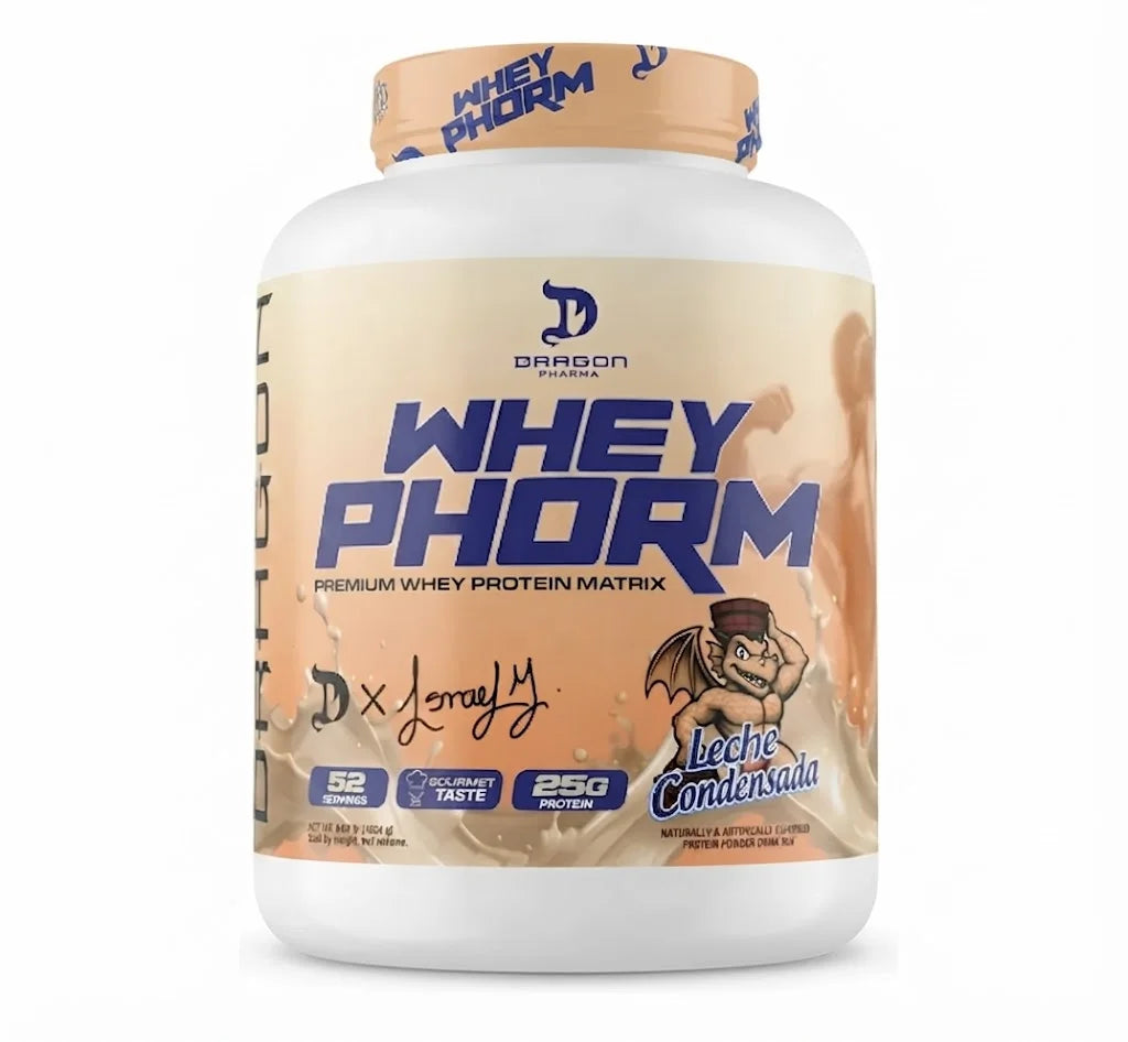 Dragon pharma proteina wheyphorm 4Lb Leche condesada Portada