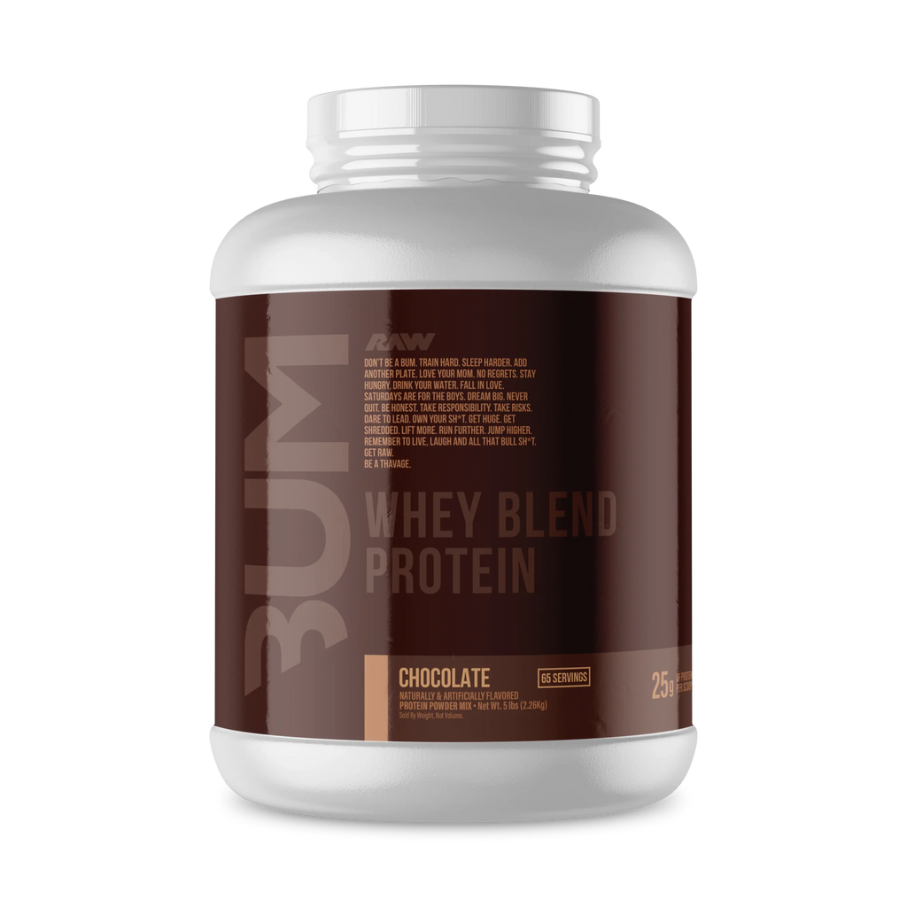 Raw Nutrition Proteina Bum Whey 5 Lbs 69 Servicios Chocolate