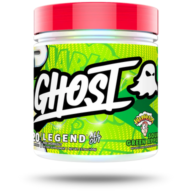 Ghost Legend All Out Pwo Pre Entreno 20 Servicios sour green apple